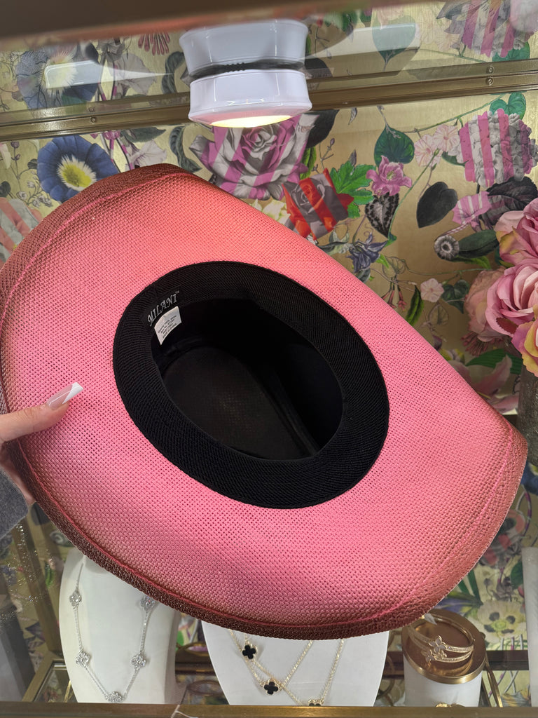 Blush Wrangler Cowgirl Hat