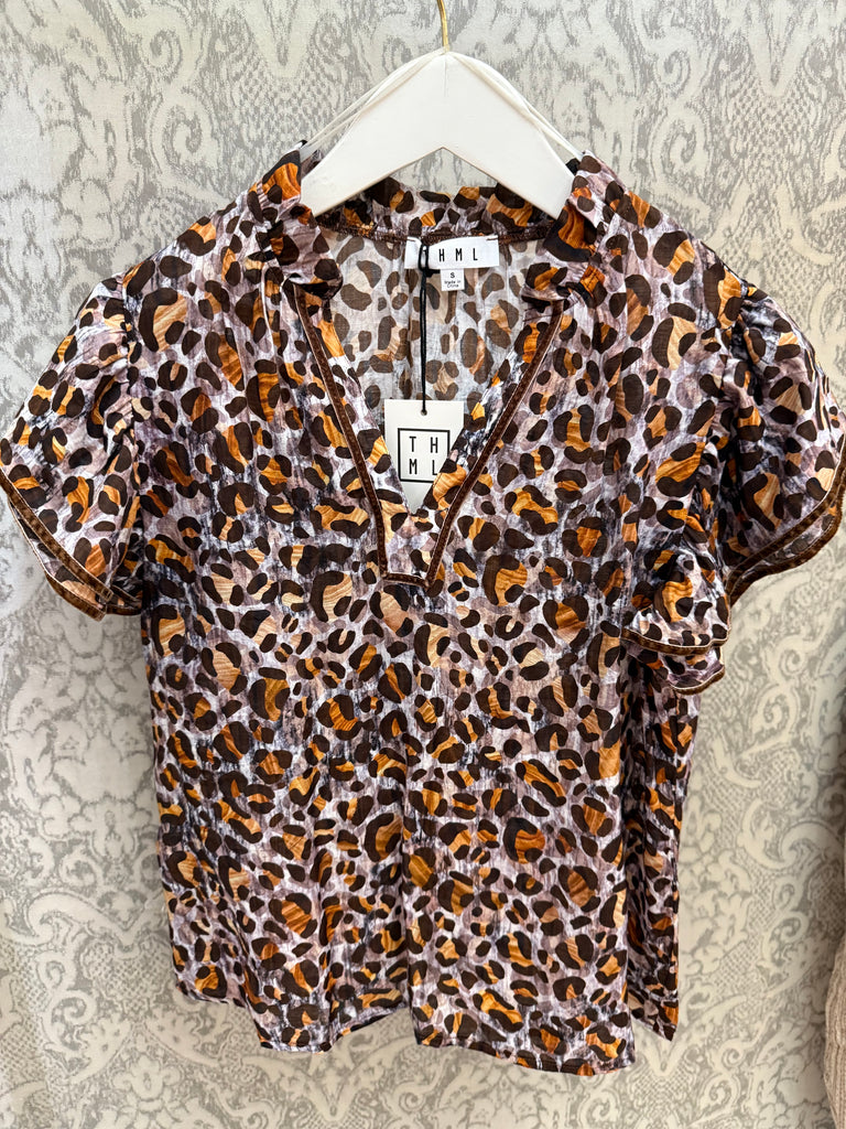 Amber Dawn Leopard Top