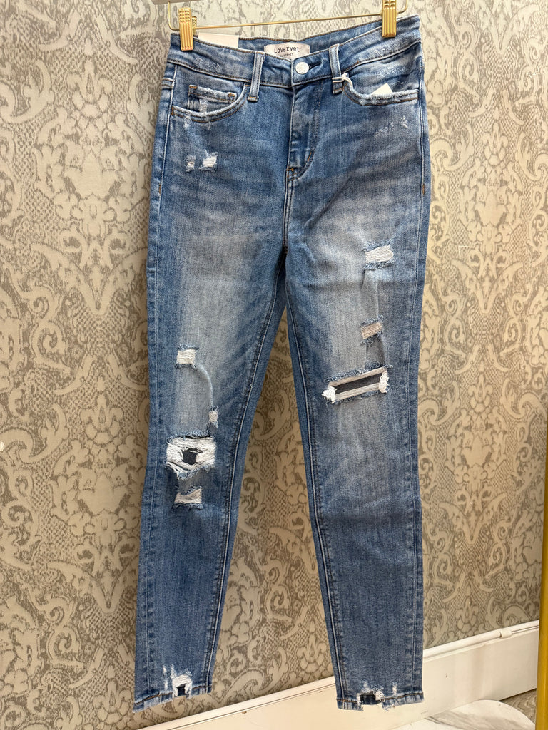Washed & Worn Skinny Jeans
