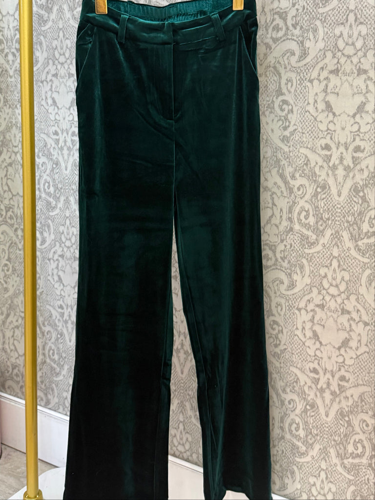 Emerald Eve Velvet Suit