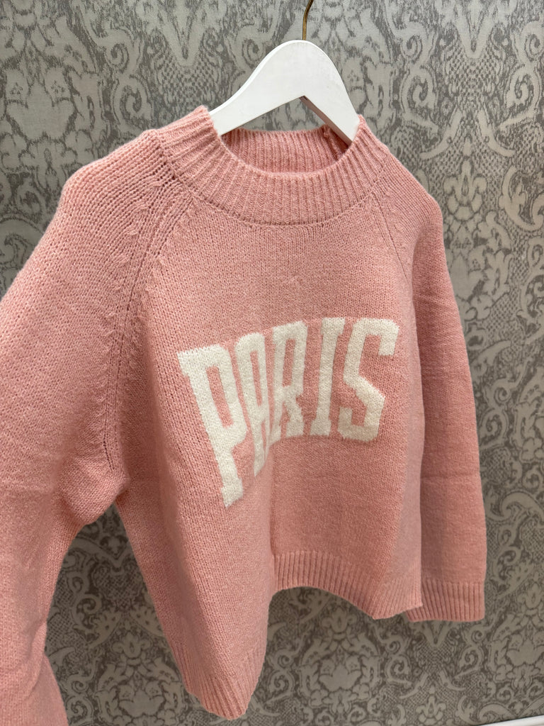 Parisian Rose Knit Pullover