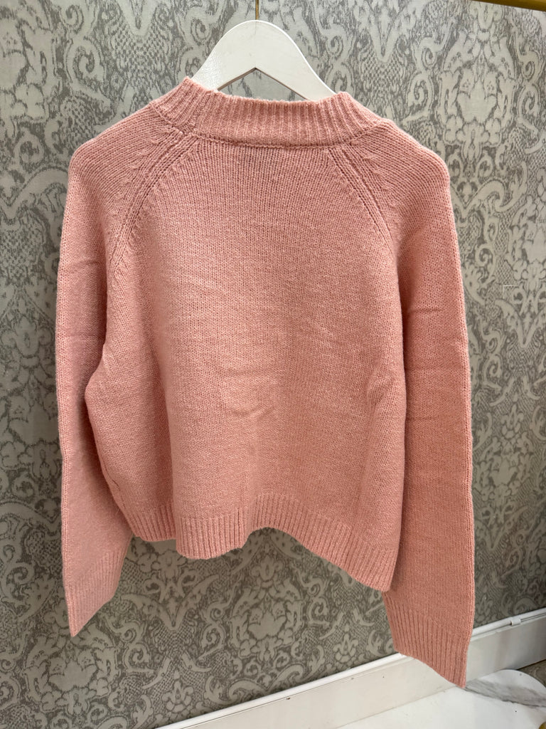 Parisian Rose Knit Pullover