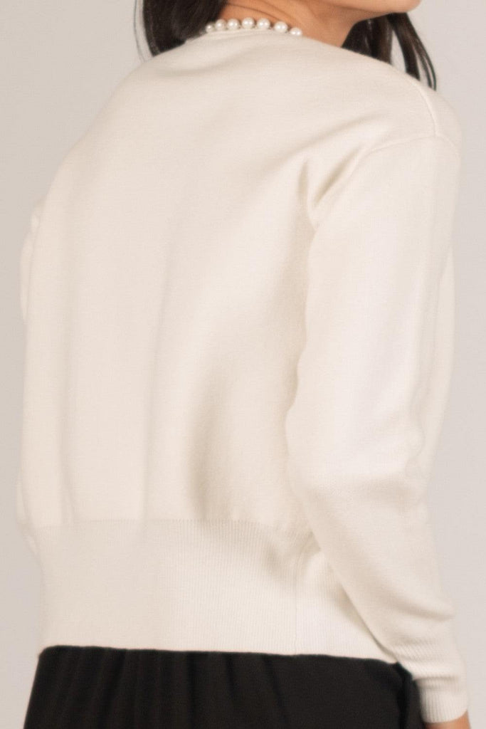 Pearl Trimmed Cardigan