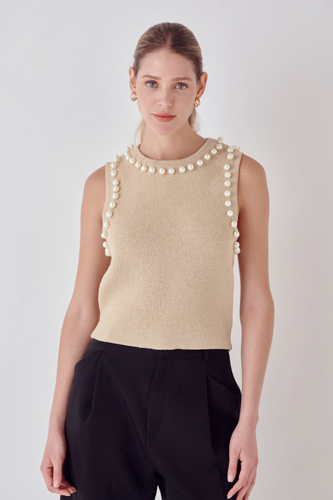 Details Of Pearls Top