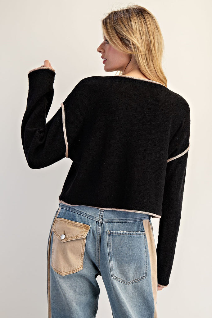 Borderline Pullover Sweater