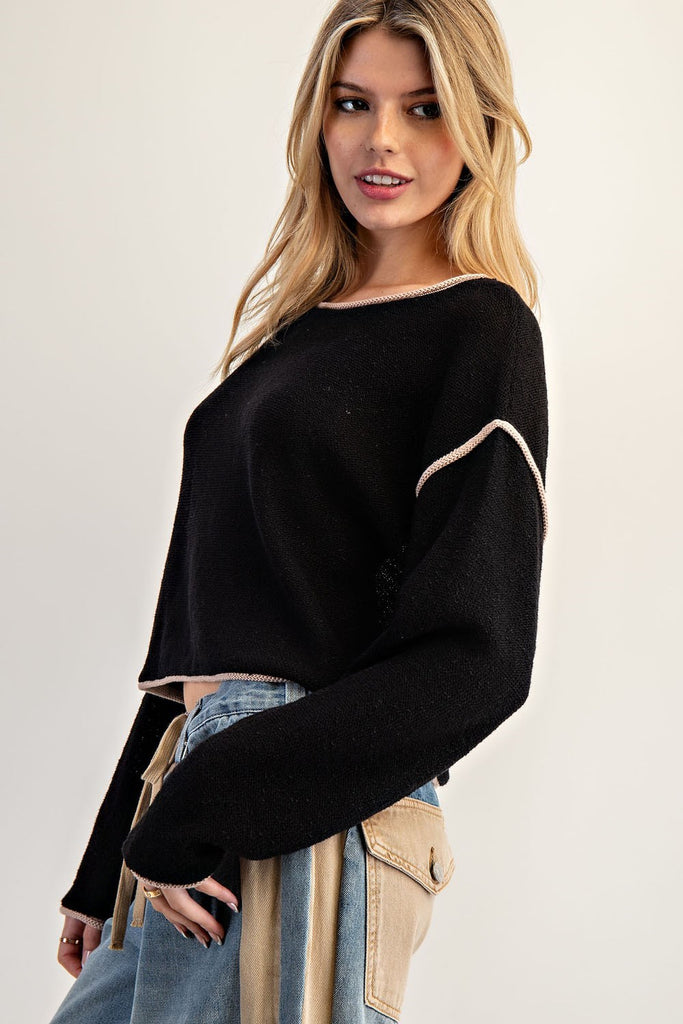 Borderline Pullover Sweater
