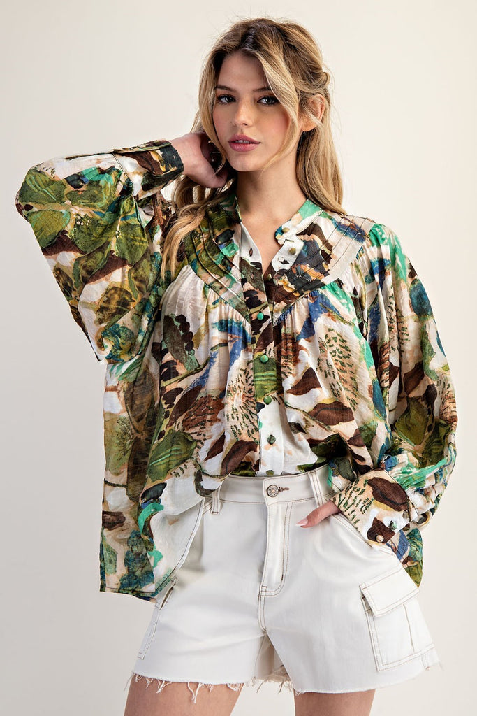 Earthly Bloom Blouse