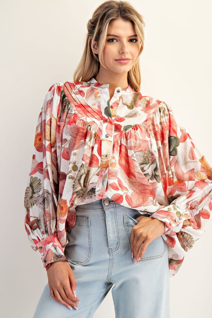 Floral Haze Blouse