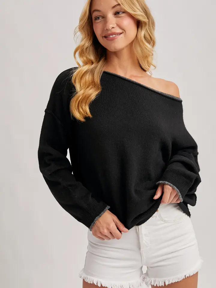 Salt & Shadow Knit Pullover