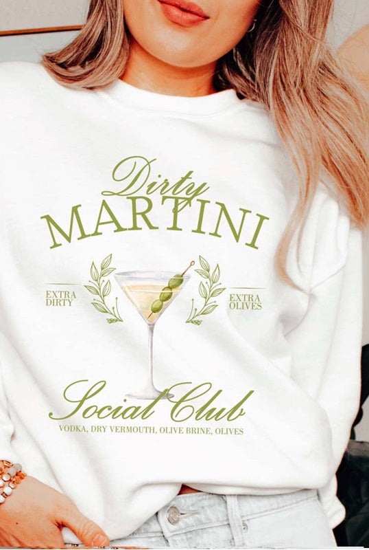 Dirty Martini Sweatshirt - White