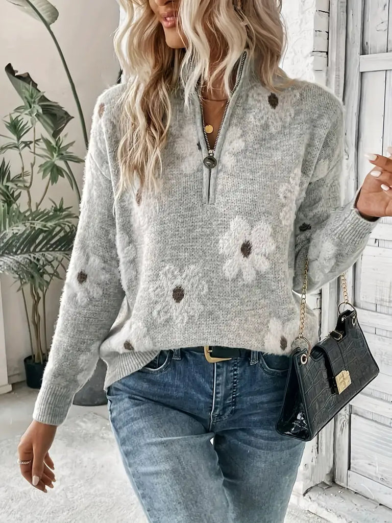 Zip Into Fall Sweater