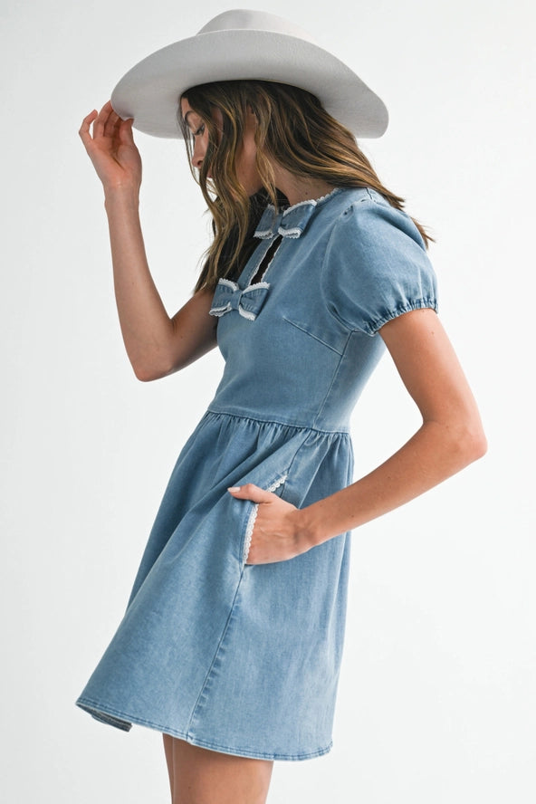 Bluebonnet Charm Mini Dress