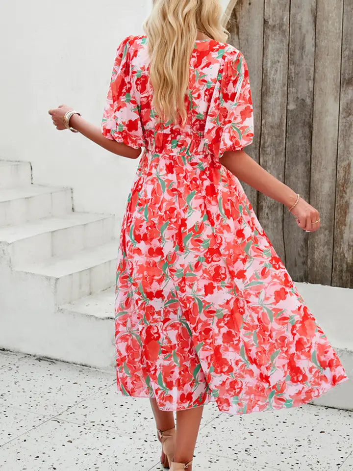 Sunset Fern Long Dress