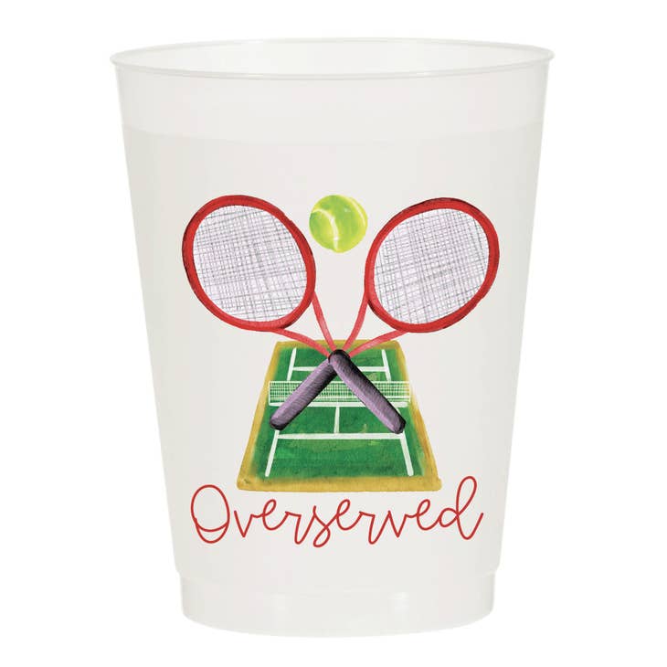 Overserved Tennis Cups