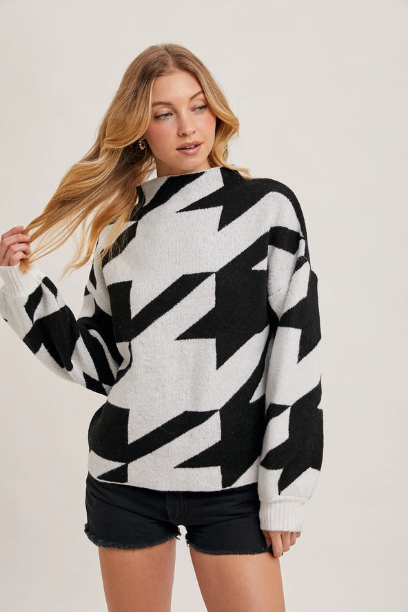 Monochrome Moment Sweater