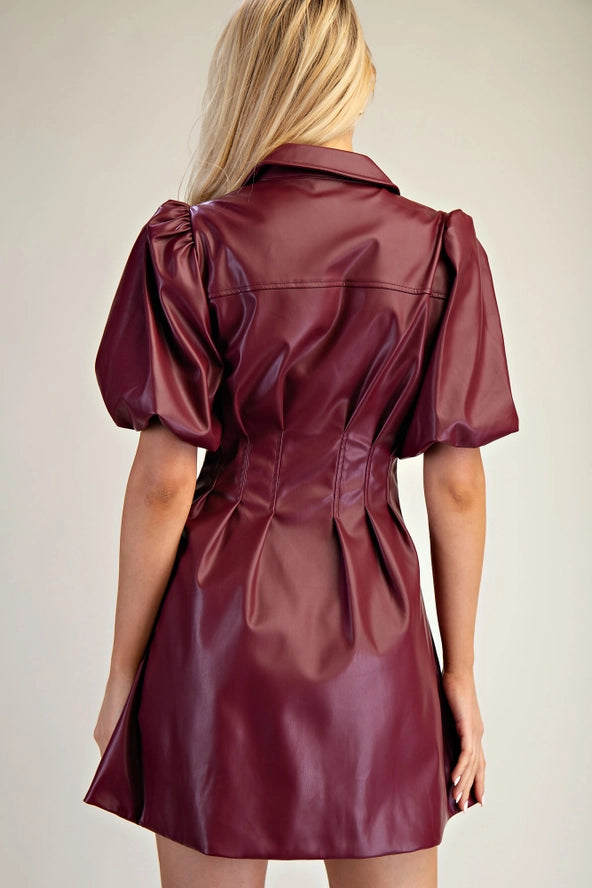 Wine And Shine Shirt Dress