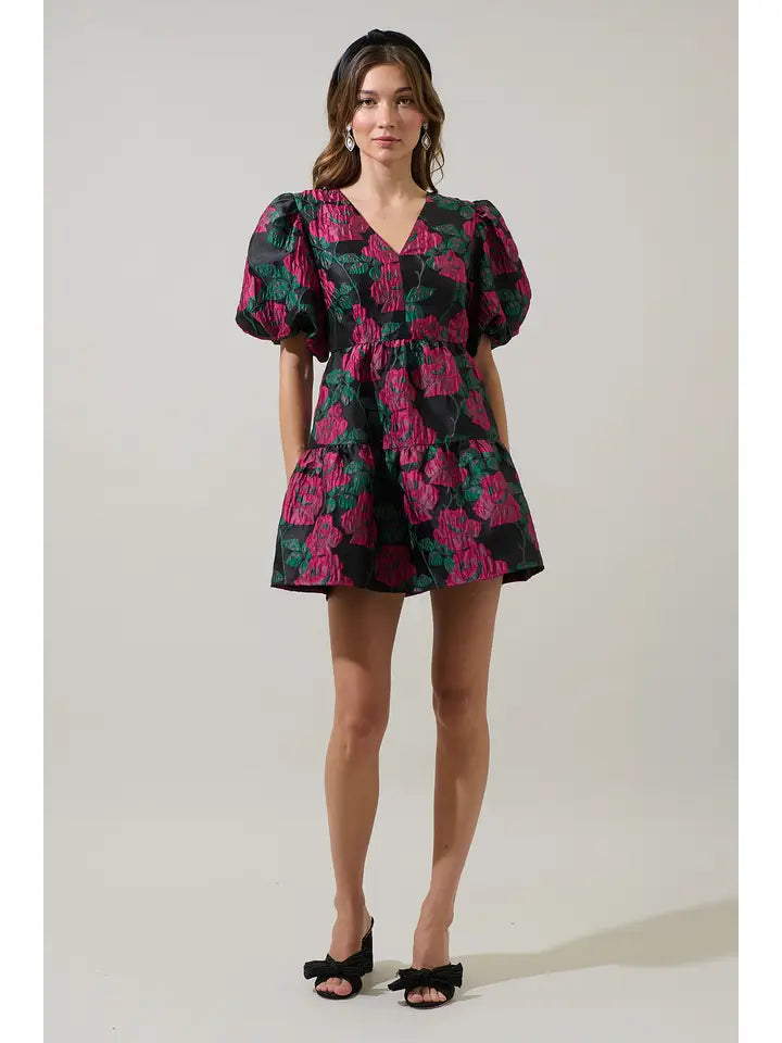 Black Orchid Bloom Dress