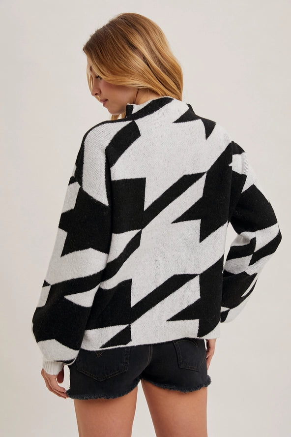 Monochrome Moment Sweater