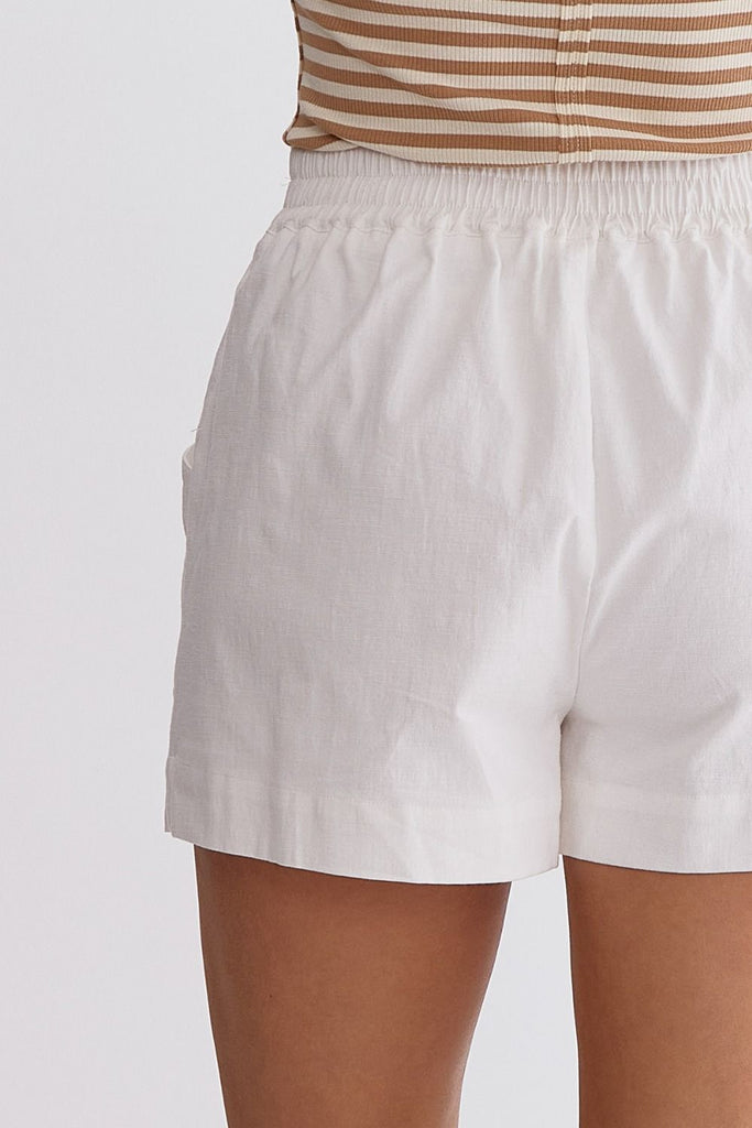 Puss and Boots Shorts - White