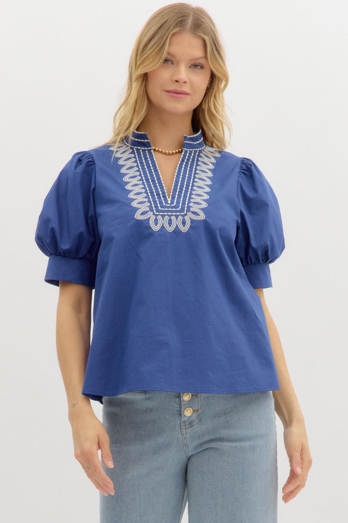 Sapphire Breeze Blouse