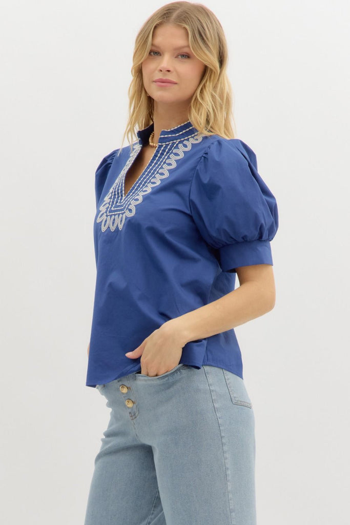 Sapphire Breeze Blouse