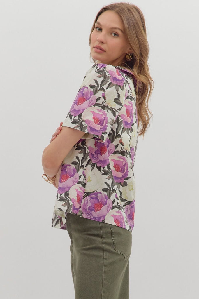 Amethyst Blossom Blouse