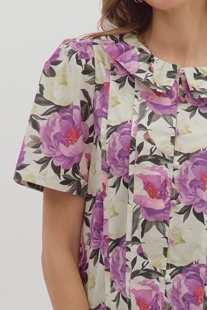 Amethyst Blossom Blouse