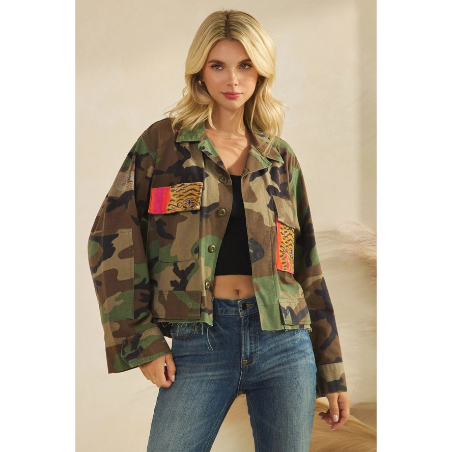 Fierce Terrain Patchwork Jacket