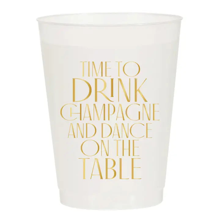 Time To Drink Champagne Cup