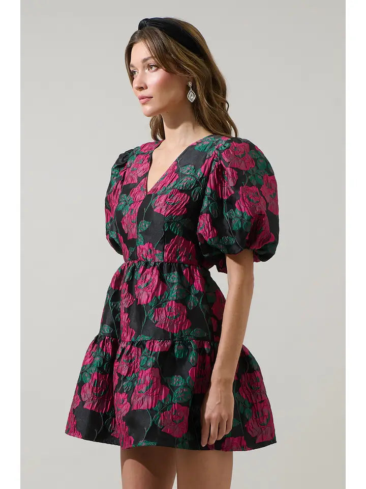 Black Orchid Bloom Dress