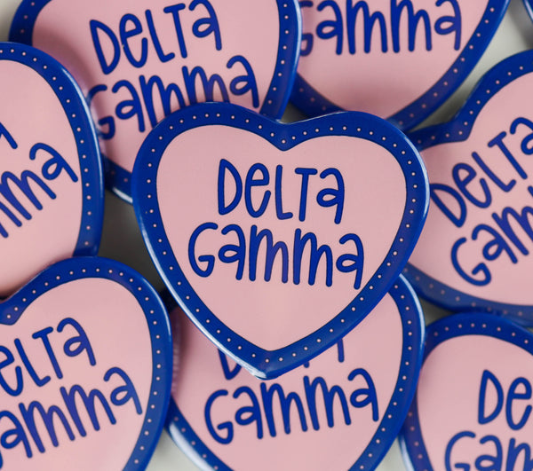 Delta Gamma Heart Button