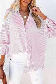 Stripes Your Out Top - Pink