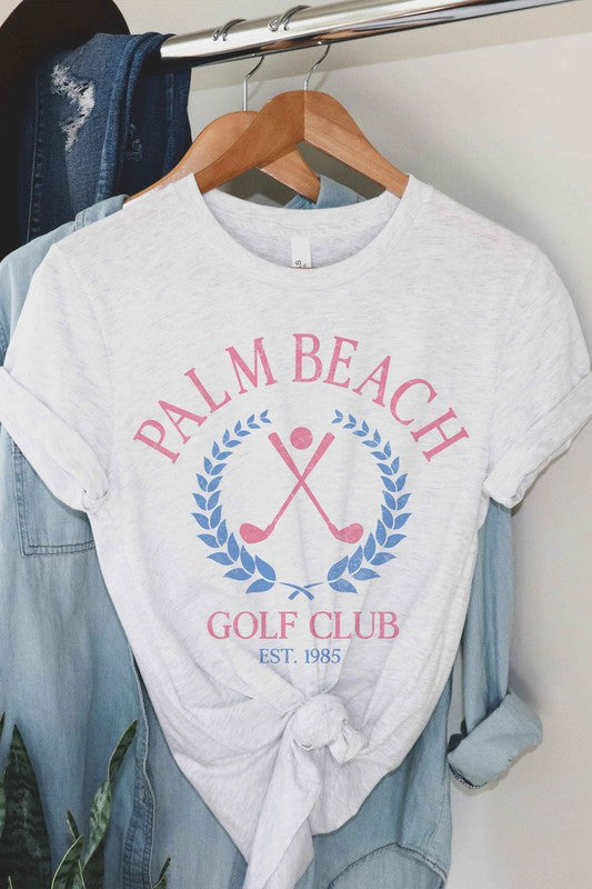 Golf Club in Palm Beach  - White (tshirt)