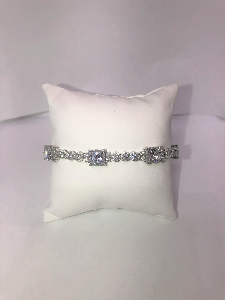 Square CZ Tennis bracelet